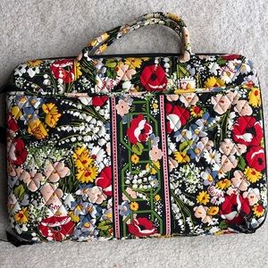 Vera Bradley Poppy Fields Laptop Travel Case